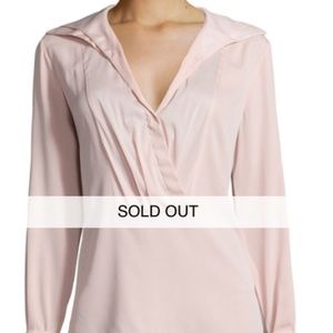 NWT Halston Heritage pink blouse